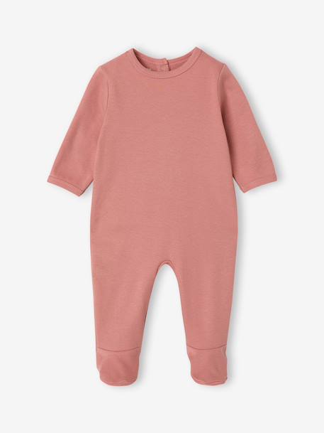 Lot de 3 dors bien bébé ouverture dos écru+vert sauge - vertbaudet enfant 