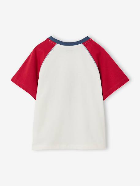 T-shirt manches courtes raglan garçon rouge - vertbaudet enfant 