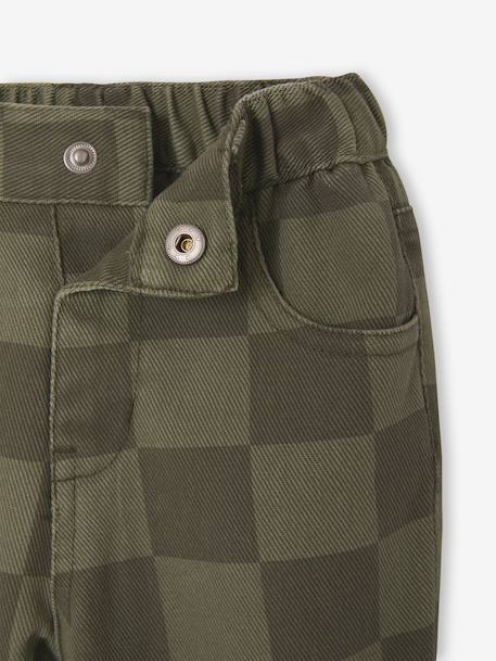 Pantalon bébé garçon kaki - vertbaudet enfant 