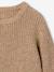 Pull col rond garçon beige chiné - vertbaudet enfant 