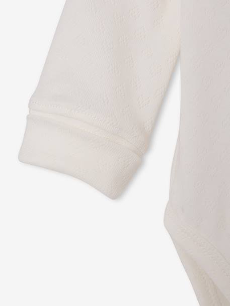 Set van 3 babyrompers met lange mouwen rozen - vertbaudet enfant 
