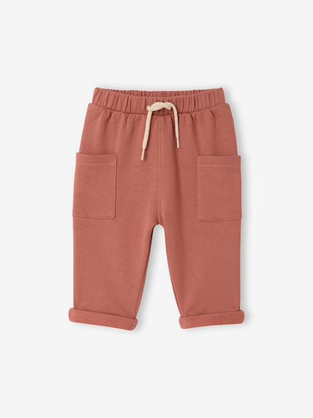 Lot de 2 pantalons bébé garçon terracotta - vertbaudet enfant 
