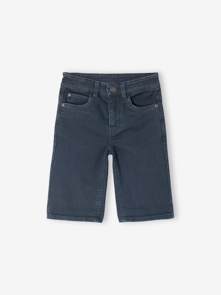 Bermuda garçon 5 poches morphologie fin marine - vertbaudet enfant 