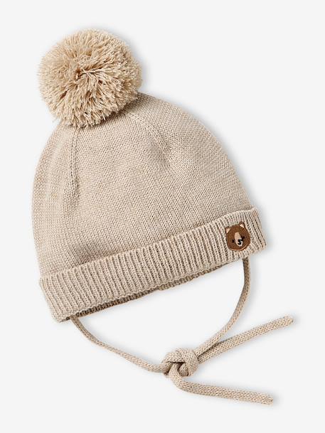 Babymuts, colsjaal en wanten beige - vertbaudet enfant 