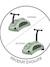 Trotteur évolutif Walk n ride 2en1 sable+vert sauge - vertbaudet enfant 