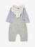 Personaliseerbare 3-delige babyset gemêleerd grijs - vertbaudet enfant 