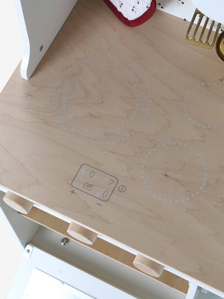 Cuisine feston avec accessoires en bois FSC® blanc - vertbaudet enfant 