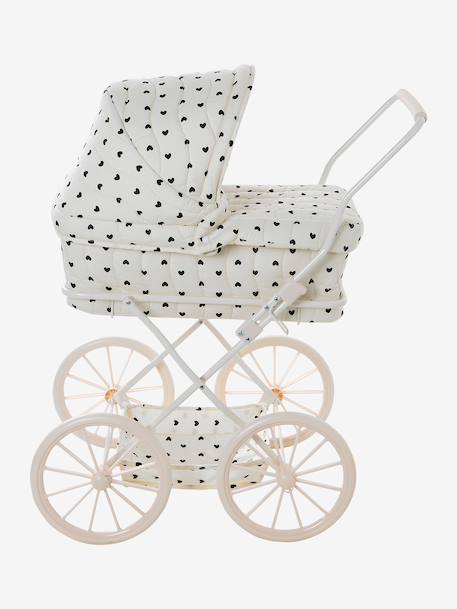 Poppenwagen ecru+zwart - vertbaudet enfant 