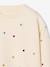 Sweat fille manches longues écru+rose pâle - vertbaudet enfant 