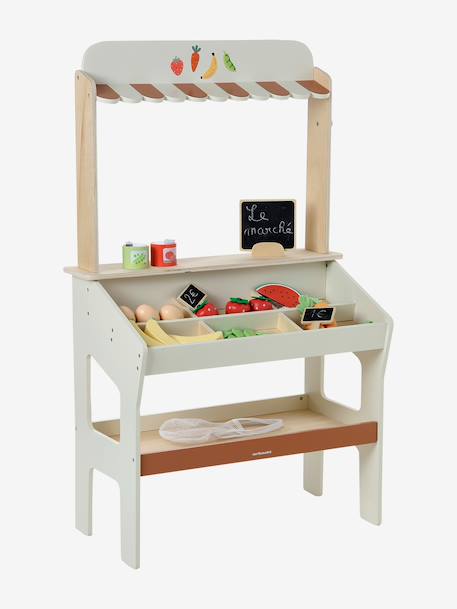 Marchande avec accessoires bois FSC® écru - vertbaudet enfant 