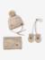 Babymuts, colsjaal en wanten beige - vertbaudet enfant 