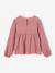 Blouse manches longues fille blush+écru - vertbaudet enfant 