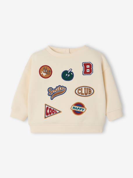 Sweat bébé garçon écru - vertbaudet enfant 