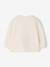 Babyshirt met lange mouwen en print ecru - vertbaudet enfant 