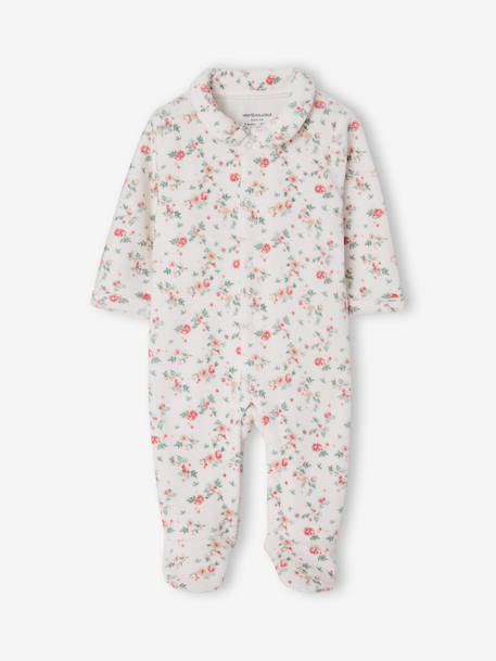 Lot de 2 dors-bien bébé ouverture devant cappuccino+rose pâle+vert sauge - vertbaudet enfant 