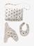 Premium poppenluiertas + luier + slab ecru+rood+zwart - vertbaudet enfant 