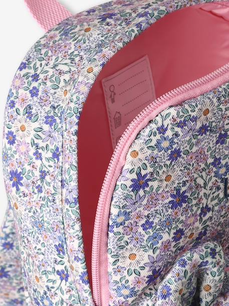 Sac à dos fille maternelle personnalisable animation oreilles ourson lilas poudré+vert sauge - vertbaudet enfant 
