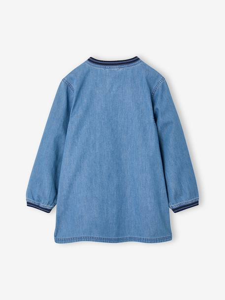 Personaliseerbare jongensschort jeansblauw - vertbaudet enfant 