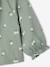 T-shirt manches longues bébé fille vanille+vert sauge - vertbaudet enfant 