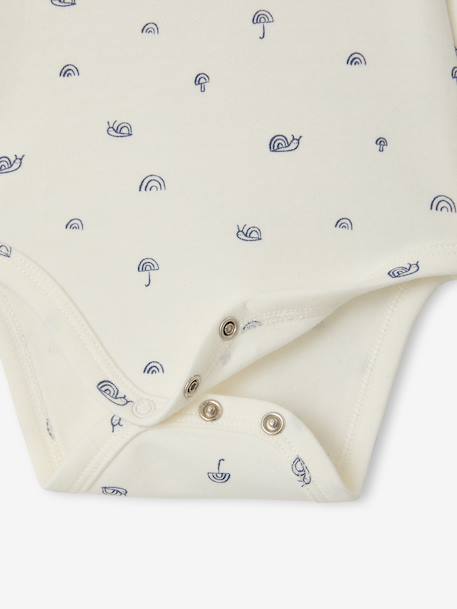 Babyset met body en broek middenblauw - vertbaudet enfant 