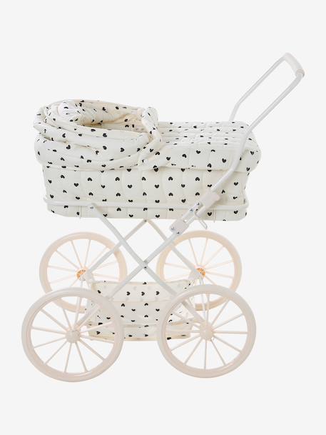 Poppenwagen ecru+zwart - vertbaudet enfant 