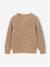 Pull col rond garçon beige chiné - vertbaudet enfant 