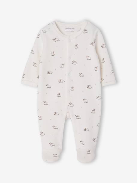 Lot de 2 dors-bien bébé ouverture devant cappuccino+rose pâle+vert sauge - vertbaudet enfant 