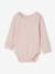 Set van 3 babyrompers met lange mouwen rozen - vertbaudet enfant 