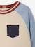 T-shirt manches longues bébé garçon bleu grisé+vanille - vertbaudet enfant 