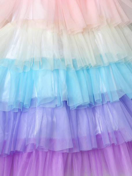 Regenboog verkleedjurk meerkleurig - vertbaudet enfant 