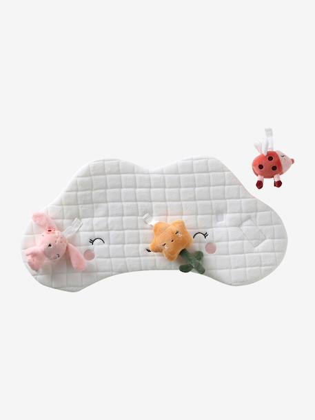 Coussin bébé des découvertes blanc+écru+marron+Rose+rouge+vert - vertbaudet enfant 