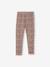Legging fille doublé maille polaire bois de rose+chocolat+encre+gris foncé+gris imprimé+marron imprimé - vertbaudet enfant 
