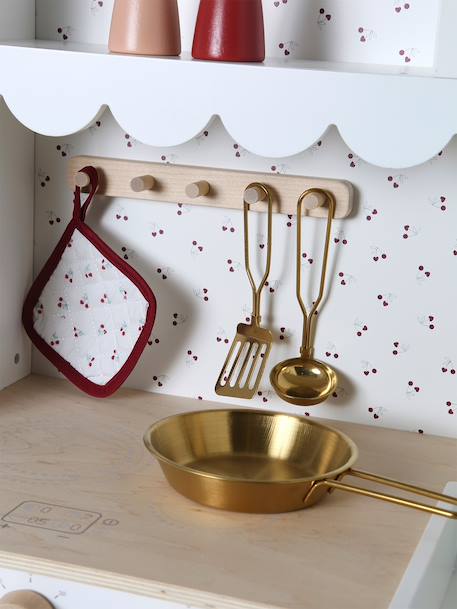 Cuisine feston avec accessoires en bois FSC® blanc - vertbaudet enfant 