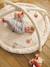 Tapis d'éveil avec arches et rebord beige+blanc+orange+rouge - vertbaudet enfant 