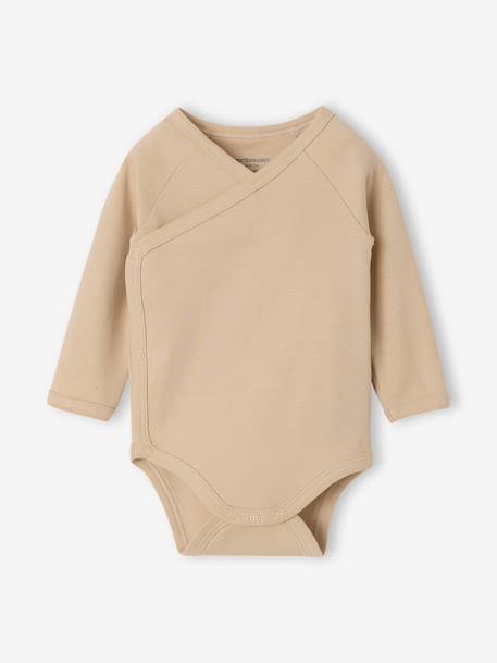 Lot de 5 bodies bébé garçon manches longues bleu ciel - vertbaudet enfant 