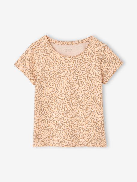 Lot de 3 T-shirts manches courtes fille beige - vertbaudet enfant 