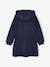 Robe courte à capuche fille gris chiné+marine+vert - vertbaudet enfant 