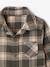 Chemise flanelle bébé à carreaux kaki+marine - vertbaudet enfant 
