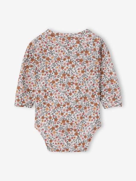 Lot de 5 bodies bébé fille manches longues rose - vertbaudet enfant 