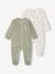 Set van 2 boxpakken voor baby's cappuccino+lichtroze+saliegroen - vertbaudet enfant 