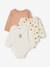 Lot de 3 bodies manches longues bébé noisette - vertbaudet enfant 