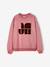 Sweat fille manches longues écru+vieux rose - vertbaudet enfant 