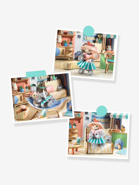 Kit créatif Mi house rose+rouge+vert - vertbaudet enfant 