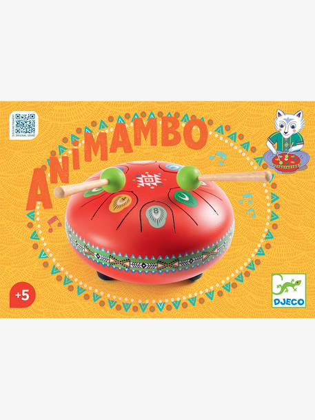 Animambo DJECO trommel paars+rood - vertbaudet enfant 
