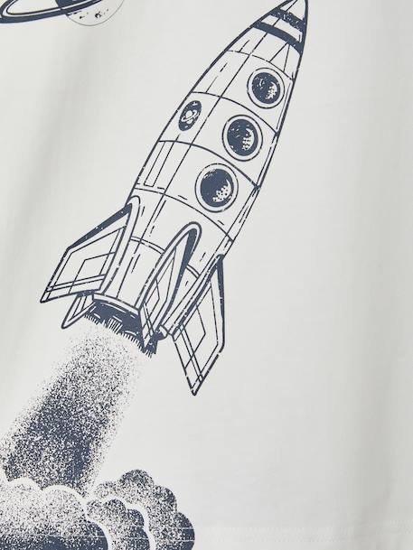 T-shirt manches courtes garçon écru - vertbaudet enfant 