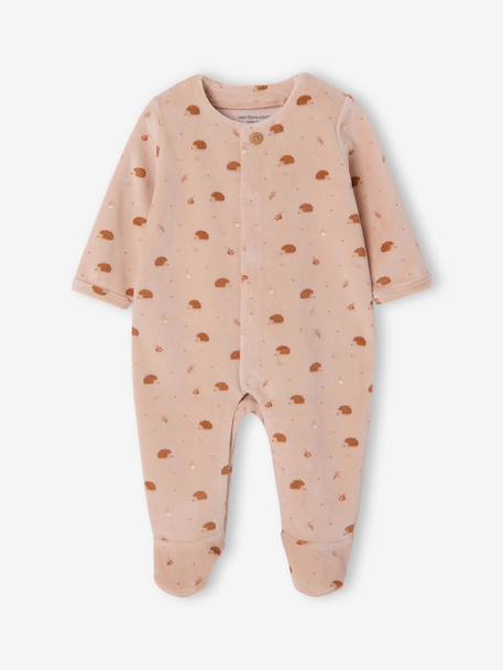 Set van 2 babypyjama's voor pasgeborenen beige - vertbaudet enfant 