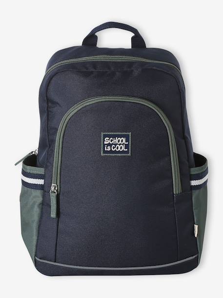Jongensrugzak van polyester donkerblauw - vertbaudet enfant 