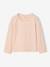 Lot de 3 t-shirts manches longues fille vieux rose - vertbaudet enfant 