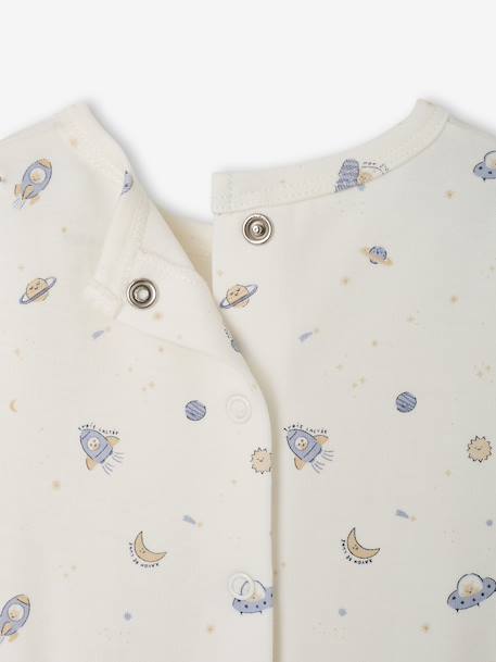 Lot de 2 dors-bien bébé ouverture dos bleu ciel - vertbaudet enfant 