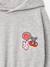 Robe courte à capuche fille gris chiné+marine+vert - vertbaudet enfant 